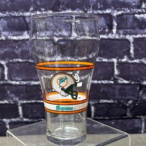 Vintage Miami Dolphins Pint Glass
